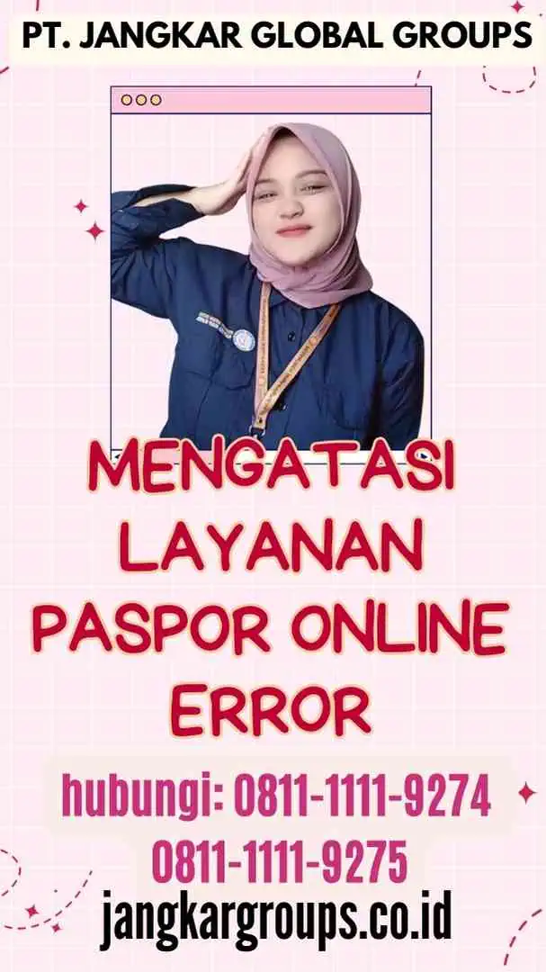 Mengatasi Layanan Paspor Online Error