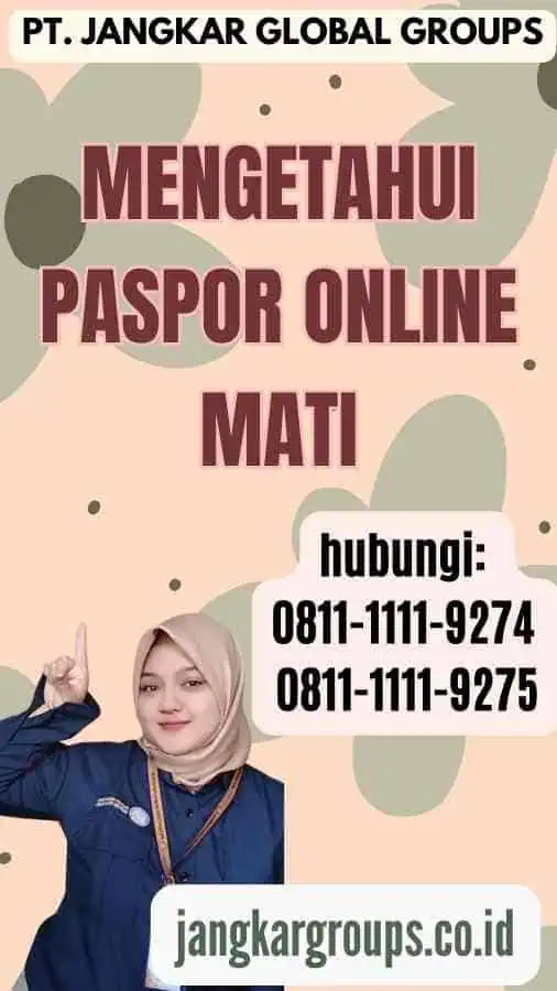 Mengetahui Paspor Online Mati