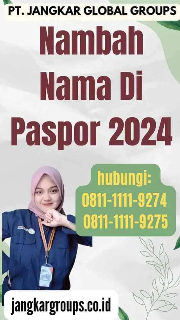 Nambah Nama Di Paspor 2024