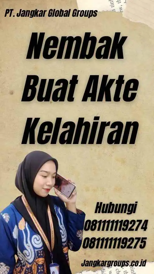 Nembak Buat Akte Kelahiran