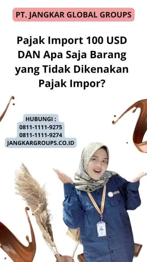 Pajak Import 100 USD  DAN Apa Saja Barang yang Tidak Dikenakan Pajak Impor?