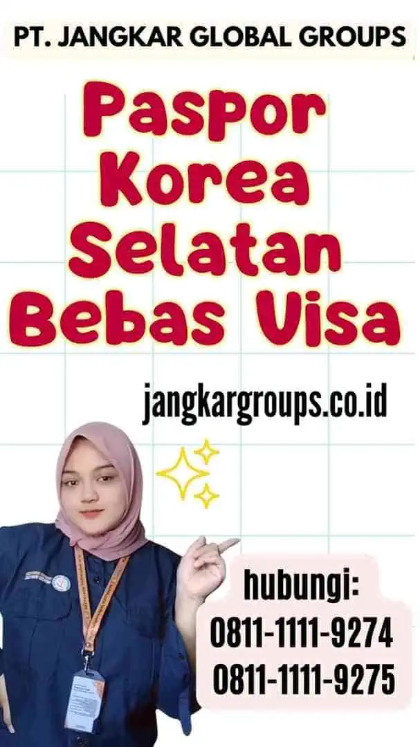 Paspor Korea Selatan Bebas Visa