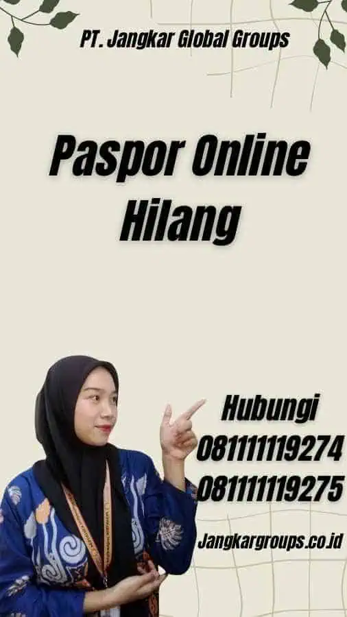 Paspor Online Hilang