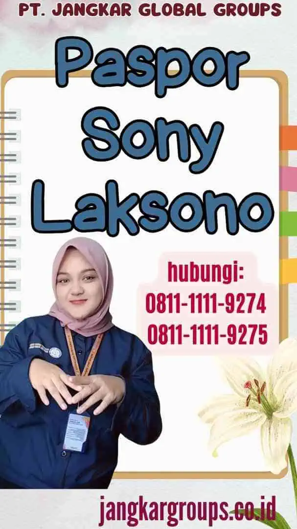 Paspor Sony Laksono