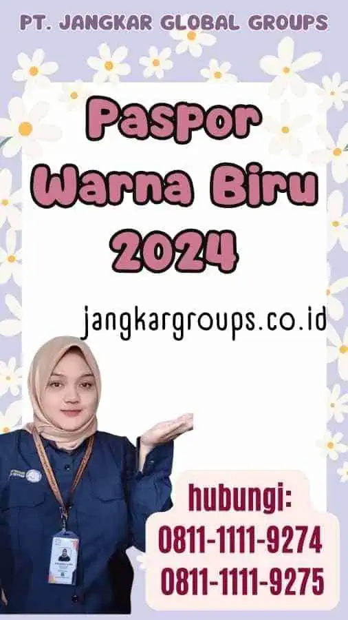 Paspor Warna Biru 2024