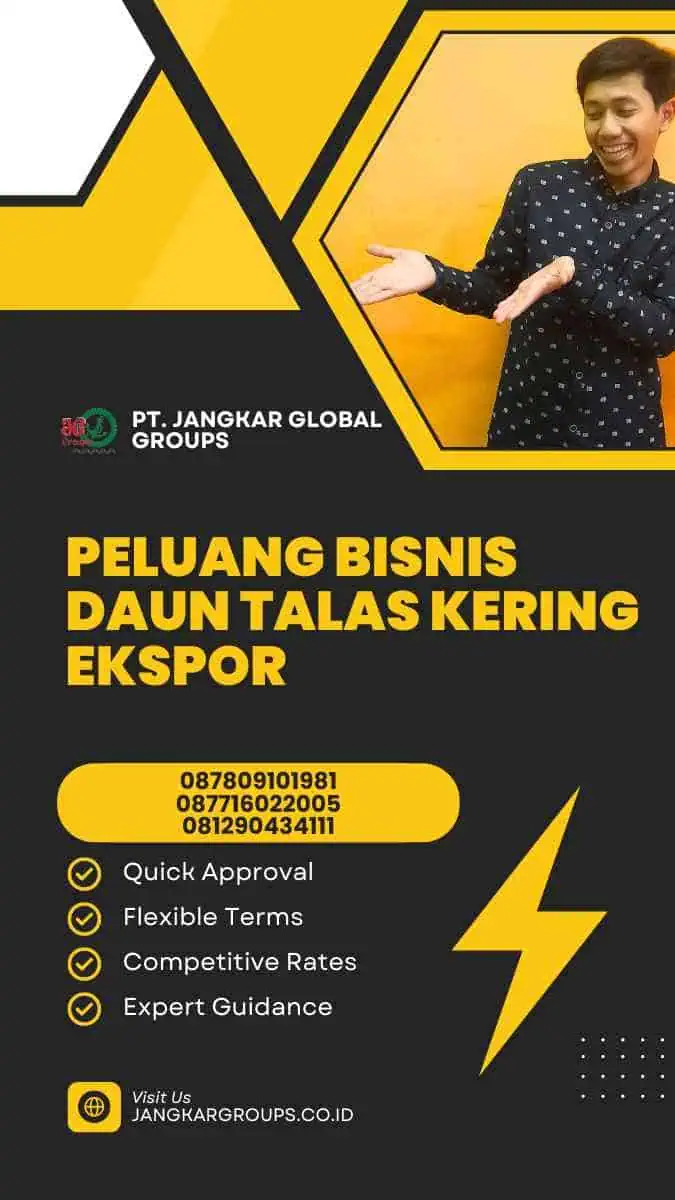 Peluang Bisnis Daun Talas Kering Ekspor