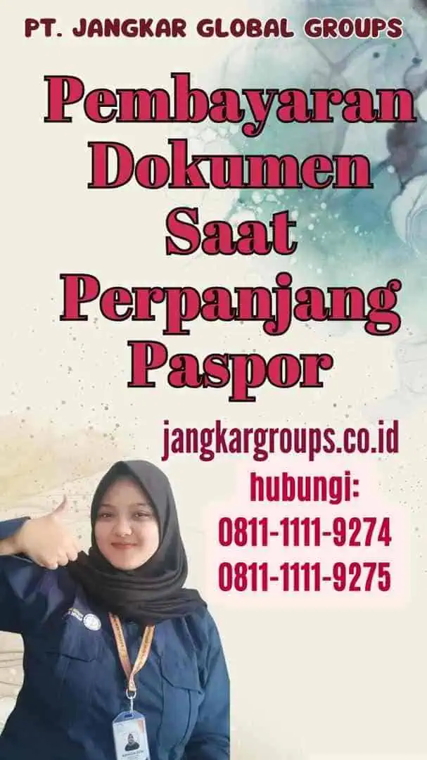 Pembayaran Dokumen Saat Perpanjang Paspor