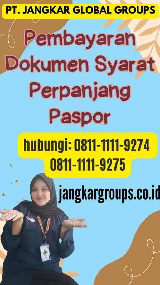 Pembayaran Dokumen Syarat Perpanjang Paspor