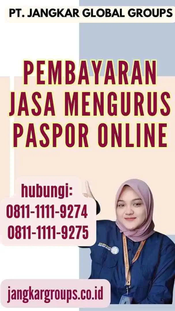 Pembayaran Jasa Mengurus Paspor Online