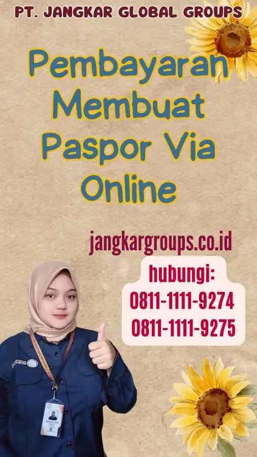 Pembayaran Membuat Paspor Via Online