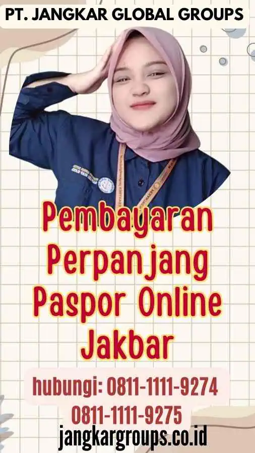 Pembayaran Perpanjang Paspor Online Jakbar