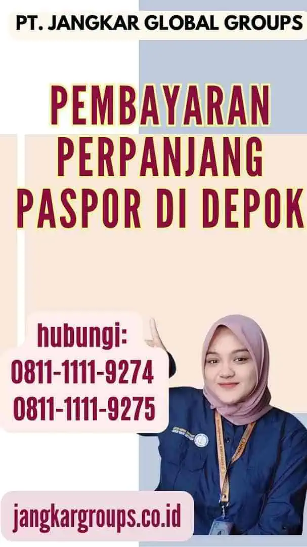 Pembayaran Perpanjang Paspor di Depok