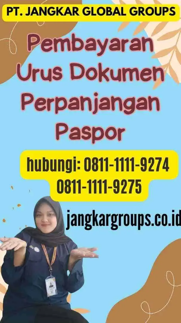 Pembayaran Urus Dokumen Perpanjangan Paspor