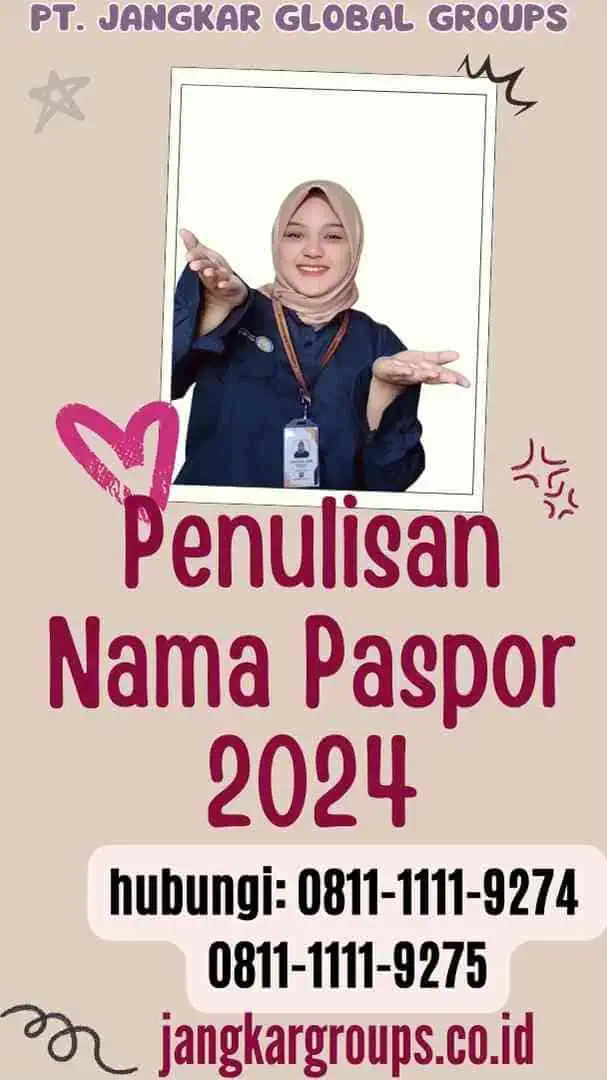 Penulisan Nama Paspor 2024