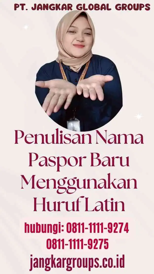 Penulisan Nama Paspor Baru Menggunakan Huruf Latin