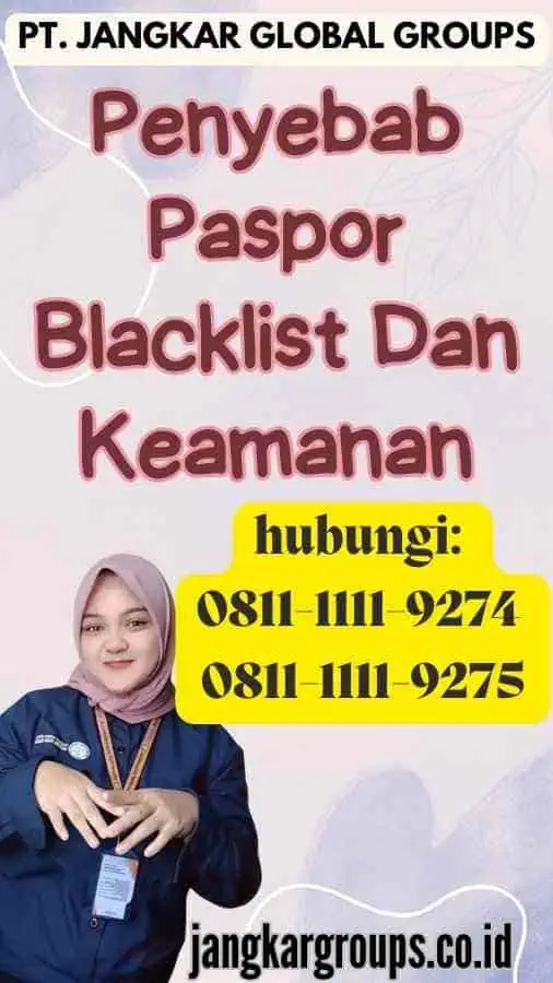 Penyebab Paspor Blacklist Dan Keamanan