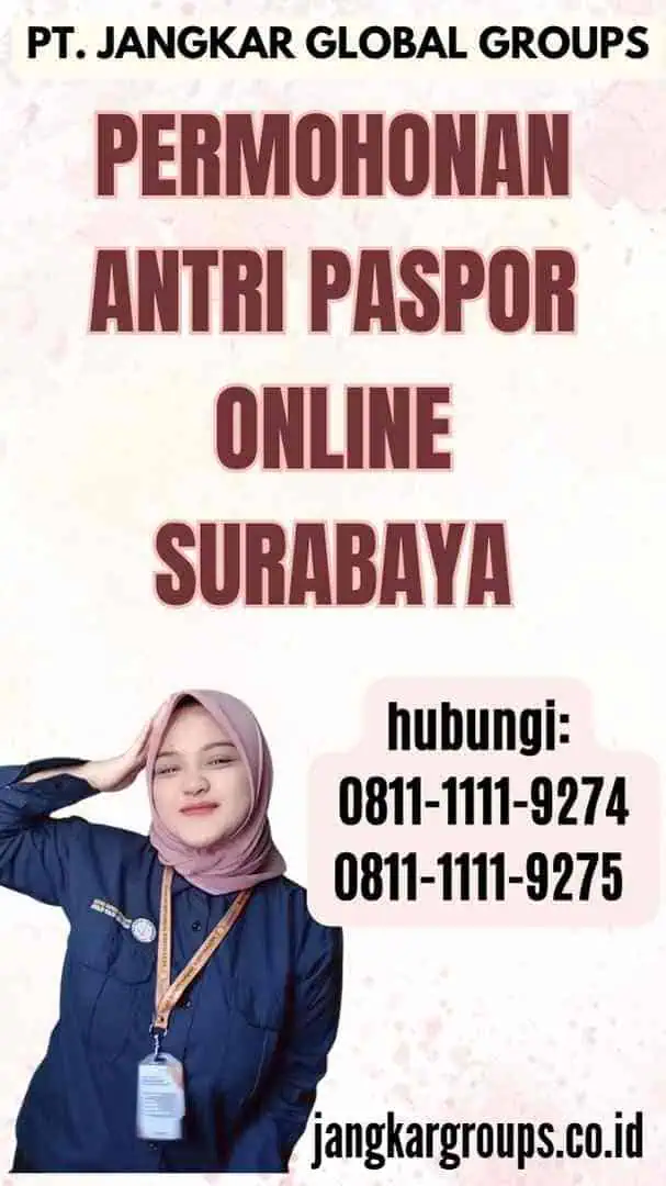 Permohonan Antri Paspor Online Surabaya