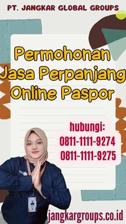 Permohonan Jasa Perpanjang Online Paspor