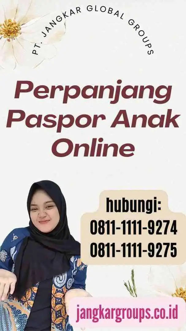 Perpanjang Paspor Anak Online