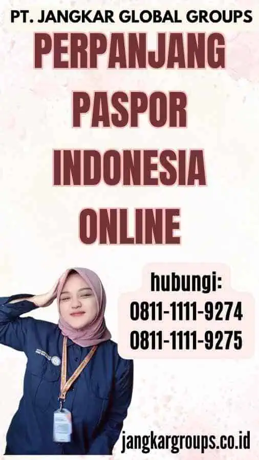 Perpanjang Paspor Indonesia Online