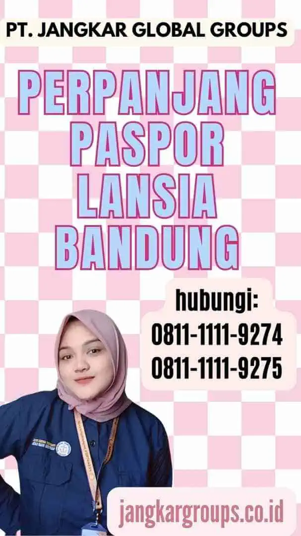 Perpanjang Paspor Lansia Bandung