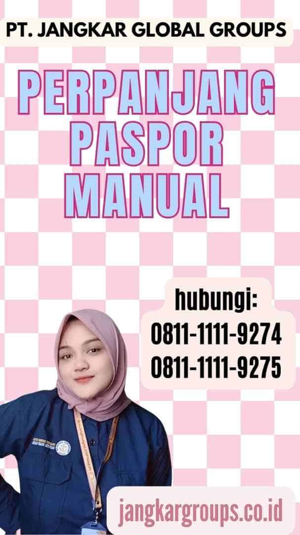 Perpanjang Paspor Manual