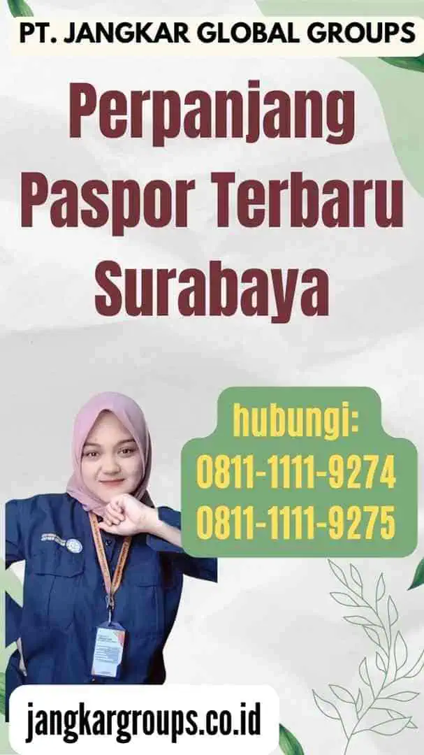 Perpanjang Paspor Terbaru Surabaya