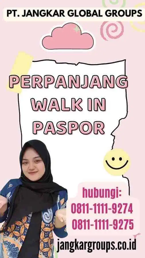 Perpanjang Walk In Paspor