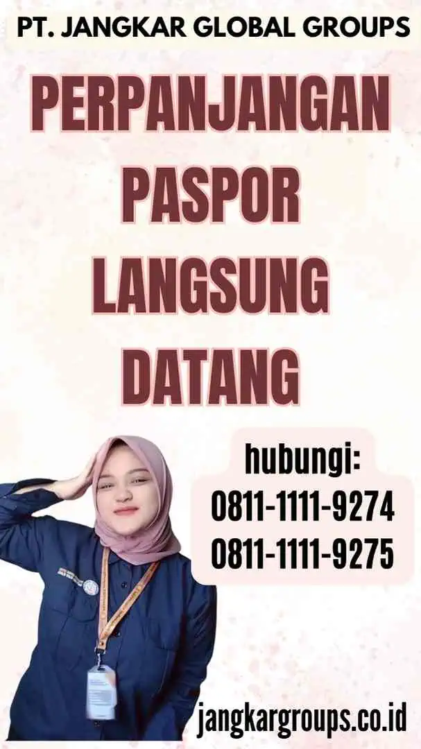 Perpanjangan Paspor Langsung Datang