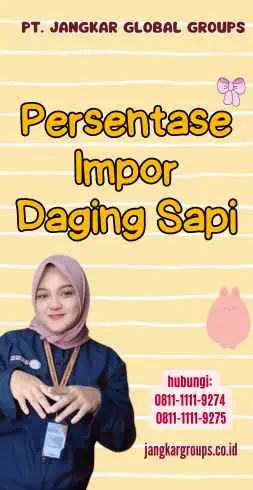 Persentase Impor Daging Sapi