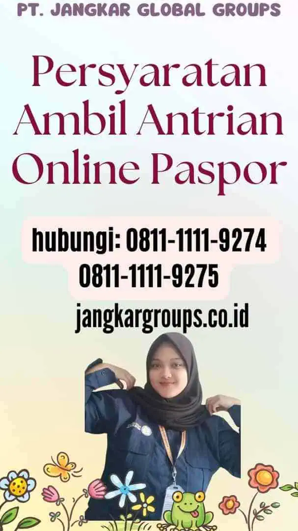 Persyaratan Ambil Antrian Online Paspor