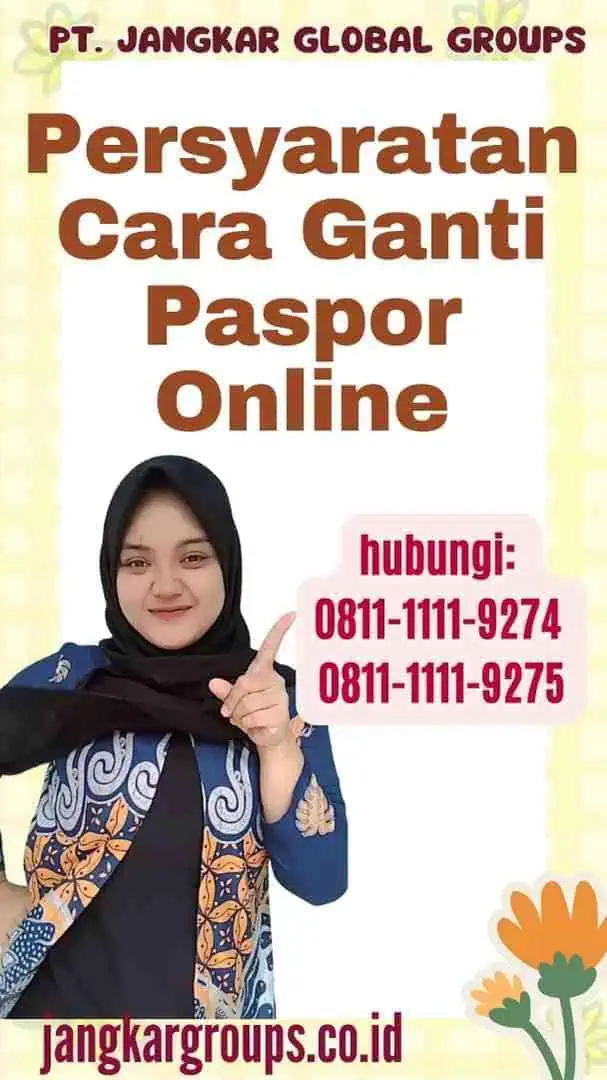 Persyaratan Cara Ganti Paspor Online