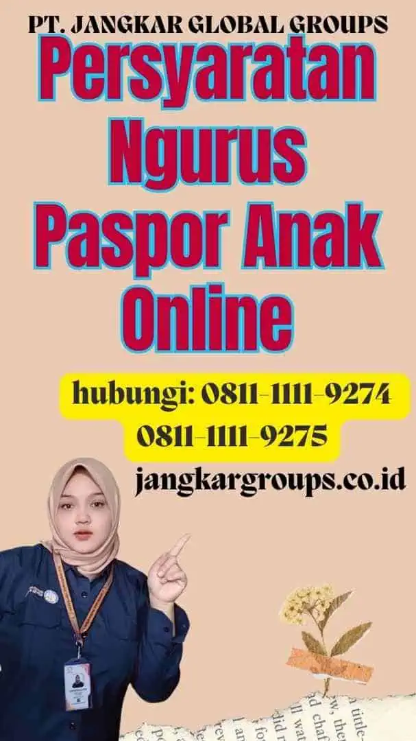 Persyaratan Ngurus Paspor Anak Online