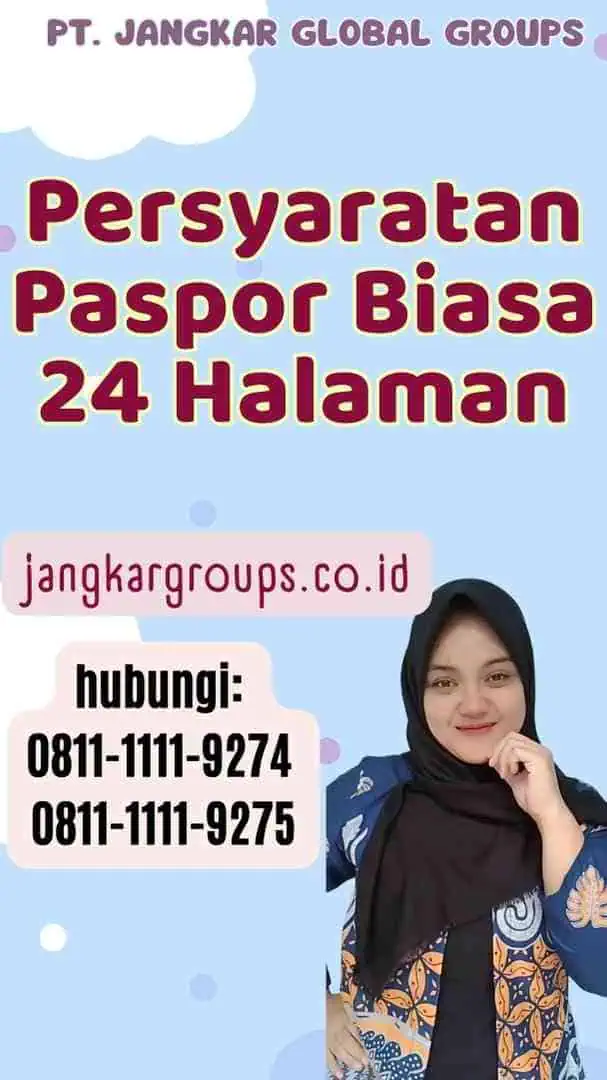 Persyaratan Paspor Biasa 24 Halaman