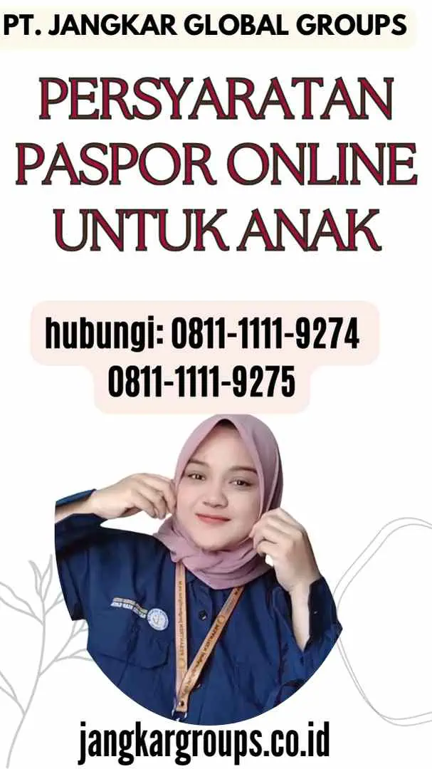 Persyaratan Paspor Online untuk Anak