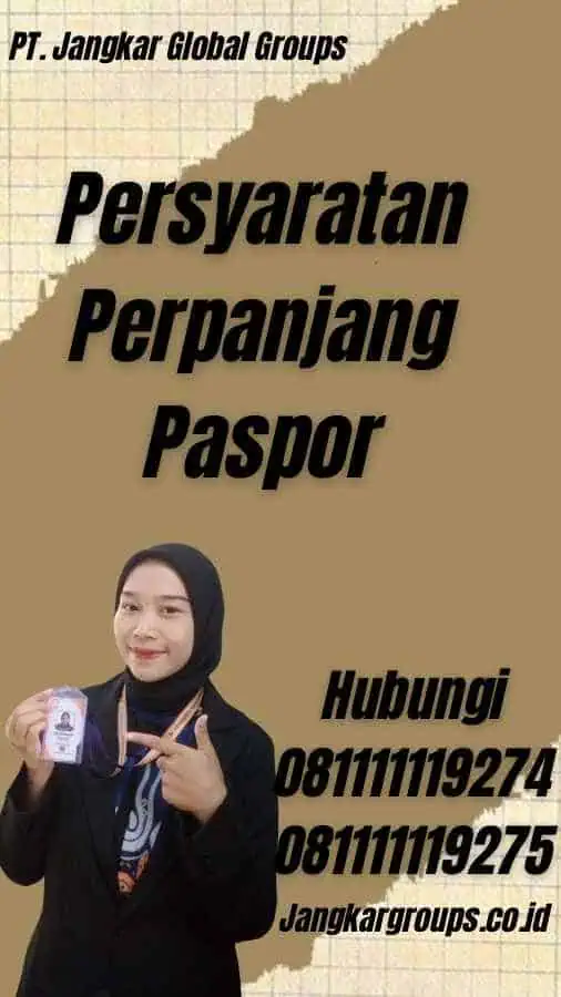 Persyaratan Perpanjang Paspor