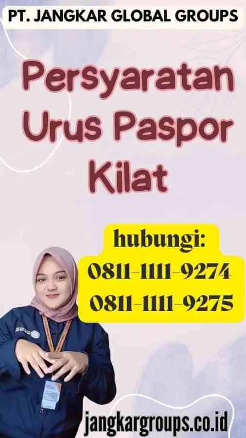 Persyaratan Urus Paspor Kilat