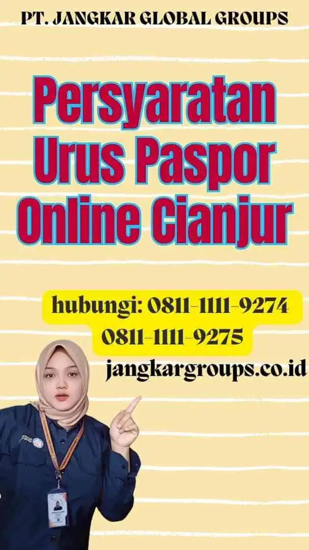 Persyaratan Urus Paspor Online Cianjur