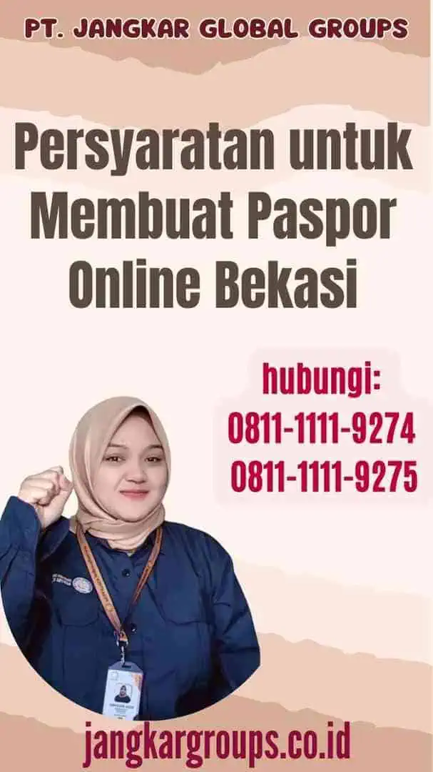 Persyaratan untuk Membuat Paspor Online Bekasi