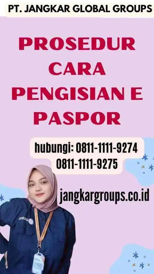 Prosedur Cara Pengisian E Paspor