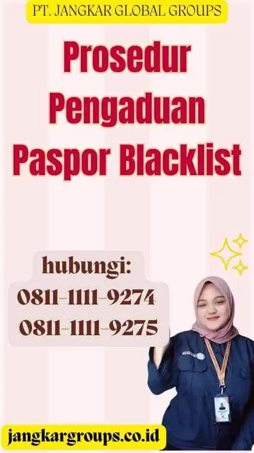 Prosedur Pengaduan Paspor Blacklist