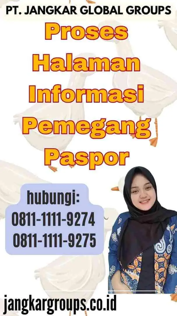 Proses Halaman Informasi Pemegang Paspor