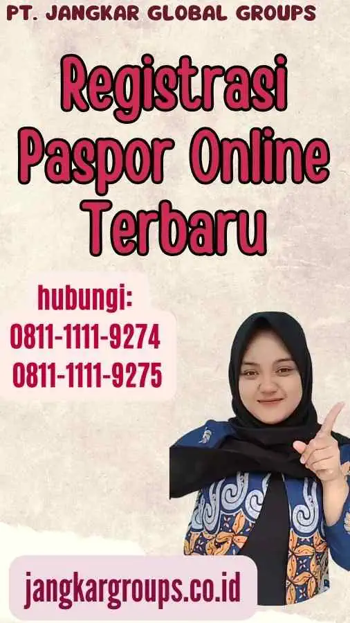 Registrasi Paspor Online Terbaru