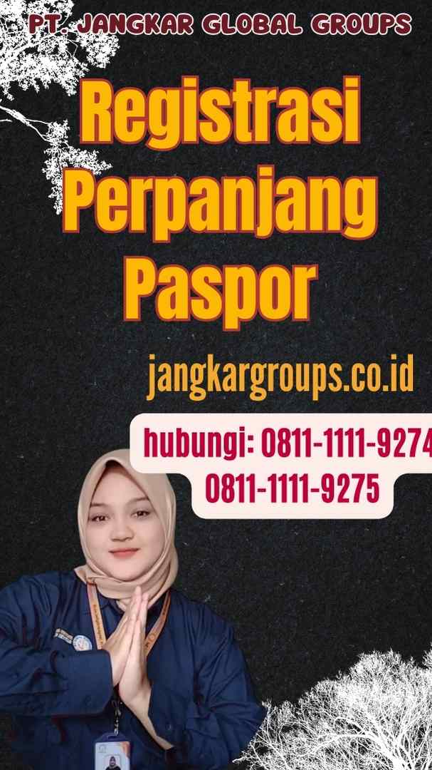 Registrasi Perpanjang Paspor