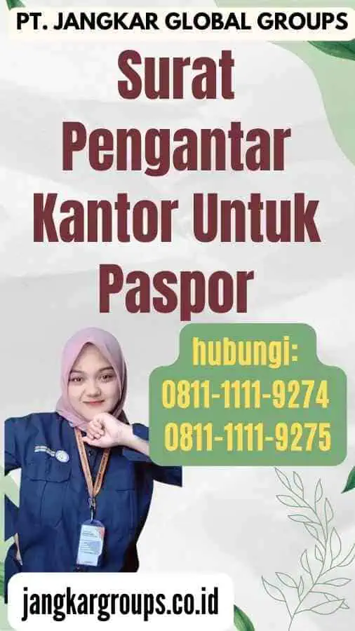 Surat Pengantar Kantor Untuk Paspor