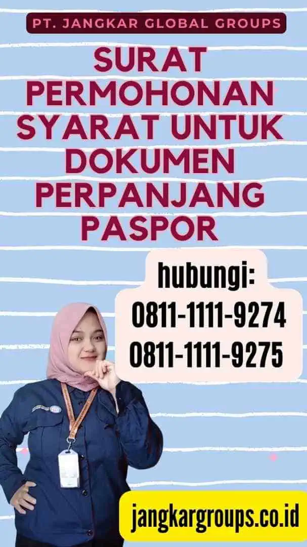 Surat Permohonan Syarat untuk Dokumen Perpanjang Paspor