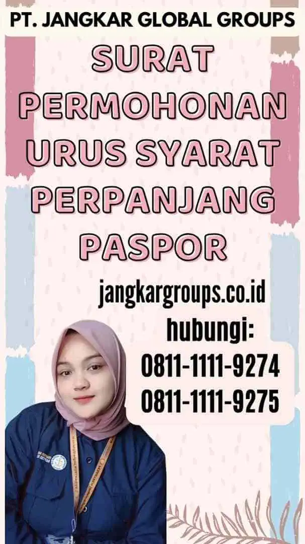 Surat Permohonan Urus Syarat Perpanjang Paspor