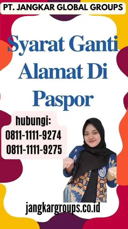 Syarat Ganti Alamat Di Paspor