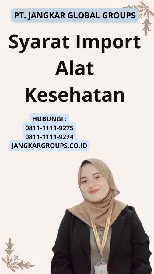 Syarat Import Alat Kesehatan