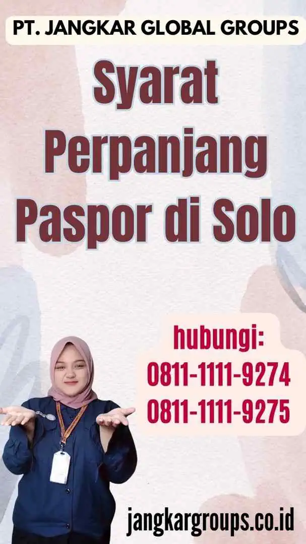 Syarat Perpanjang Paspor di Solo